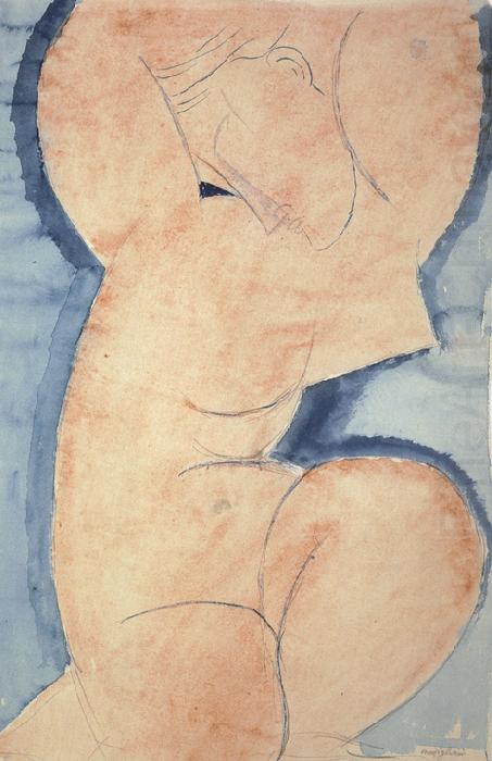 Amedeo Modigliani Caryatid (mk39) china oil painting image